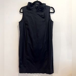 COS Navy MockNeck Shift Dress